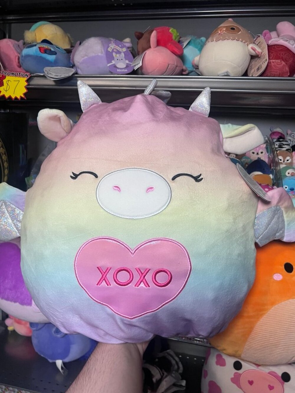 16” SQUISHMALLOWS DURANZA THE DRAGON XOXO VALENTINES NWT